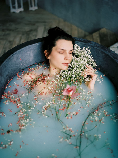 Ananda Bath Tea + Soak with Cardamom & Rose | Ayurvedic Bath Ritual | Handmade in Canada